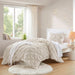 Lily - 2 Piece Comforter Set - Ivory - Simple Home Plus