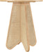 Butterfly - Solid Wood And Natural Cane Table With Natural Top - Simple Home Plus