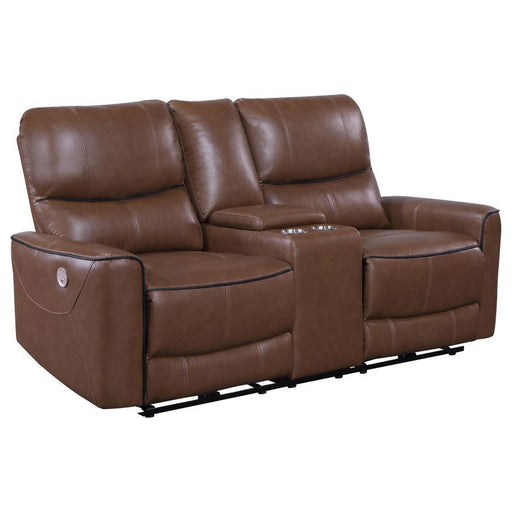 Greenfield - Upholstered Power Reclining Loveseat - Simple Home Plus