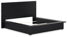 Londer - Black - California King Panel Bed - Simple Home Plus