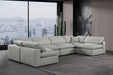 Comfy - 6 Piece Linen Modular Armless Sectional - Simple Home Plus