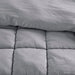 Dream Puff - Down Alternative Twin Comforter Set - Gray - Simple Home Plus