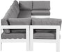 Nizuc - Outdoor Patio 7 Piece Modular Sectional With White Frame - Simple Home Plus