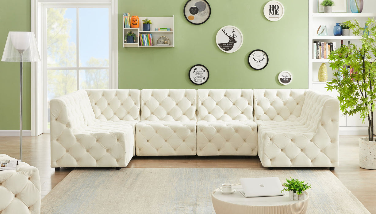 Tuft - 6 Piece Modular Sectional - Simple Home Plus