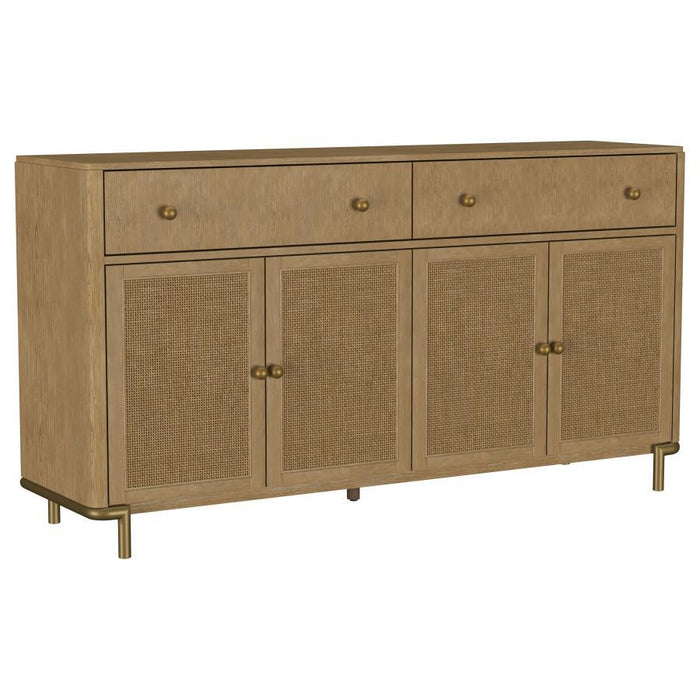 Arini - Cane Door Dining Sideboard Server - Simple Home Plus
