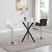 Kenzo - Round Galvanized Steel Bistro Bar Table - Silver - Simple Home Plus