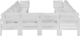 Nizuc - Outdoor Patio 10 Piece Modular Sectional With White Frame - Simple Home Plus
