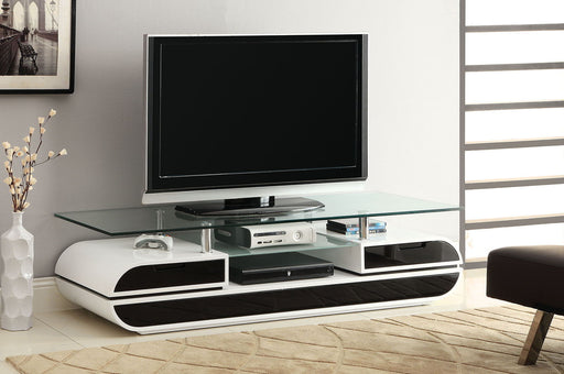 Evos - TV Console - Black / White - Simple Home Plus