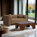 Everett - Vegan Leather Upholstered Loveseat - Simple Home Plus