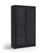 Vana - Solid Wood, Oak Veneer And Stainless Steel Storage Cabinet - Simple Home Plus