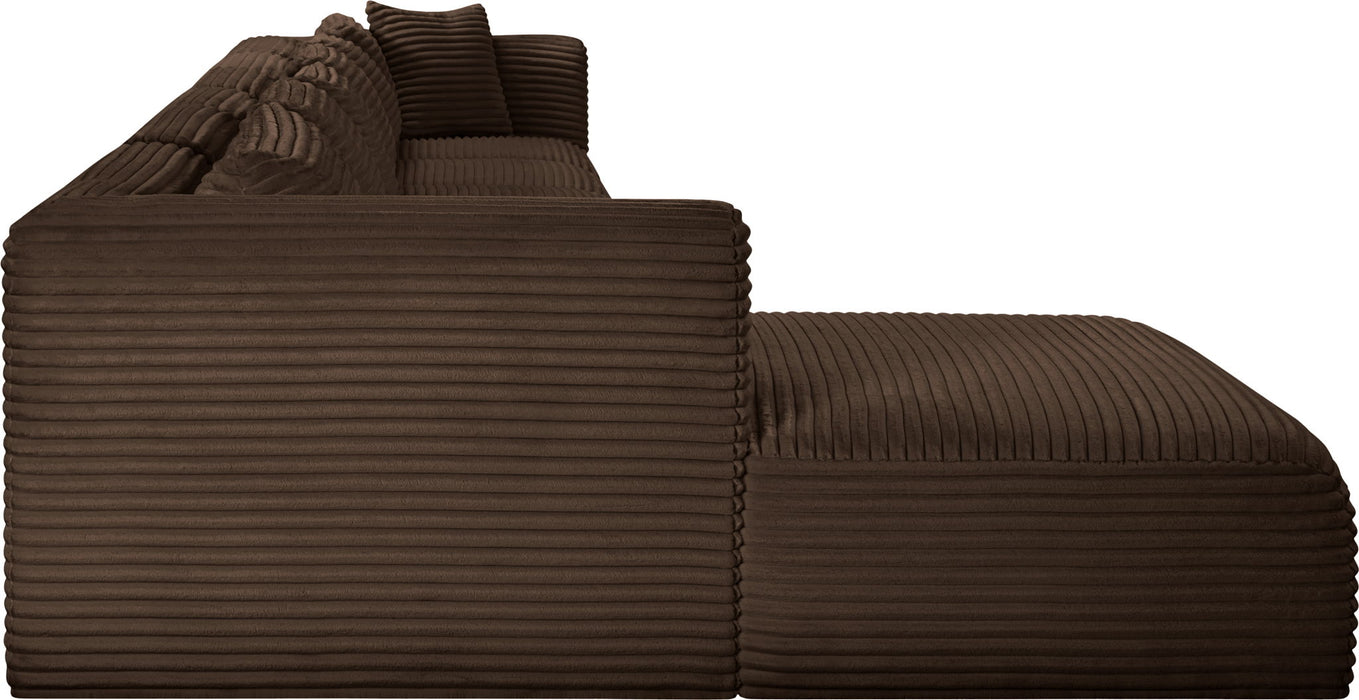 Shaggy - 6 Piece Modular Sectional With Chaise - Simple Home Plus