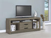 Burke - 2-Drawer Engineered Wood TV Stand - Gray Driftwood - Simple Home Plus