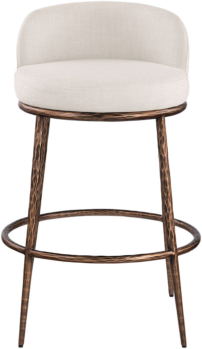 Ferro - Performance Fabric Upholstered Bar Stool - Antique Bronze - Simple Home Plus