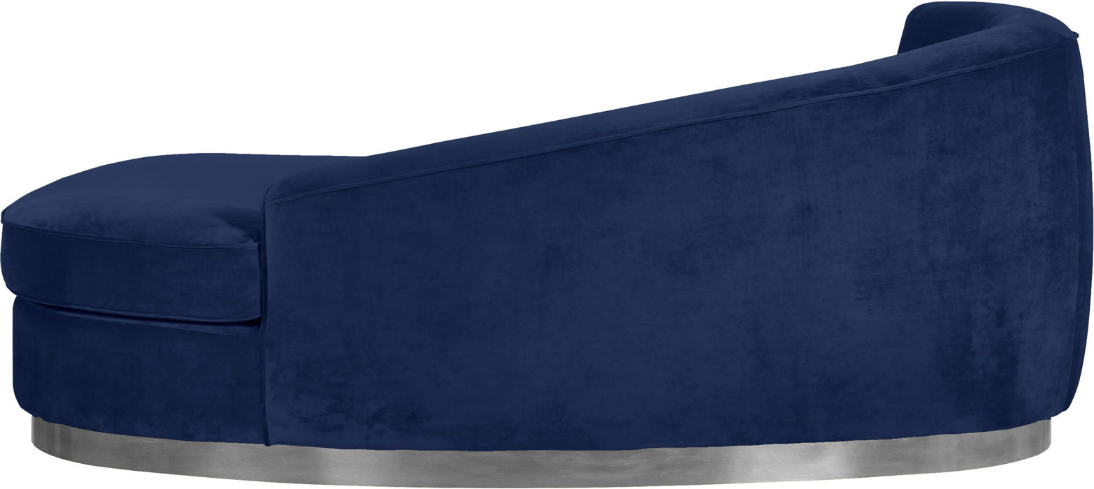 Julian - Chaise with Chrome Base - Simple Home Plus