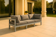 Nizuc - Outdoor Patio 3 Seat Modular Sofa With White Frame - Simple Home Plus