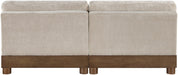 Turin - Chenille Fabric Upholstered Modular Sectional - Taupe - Simple Home Plus