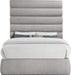 Adam - Boucle Fabric Bed With 70.5" Headboard - Simple Home Plus