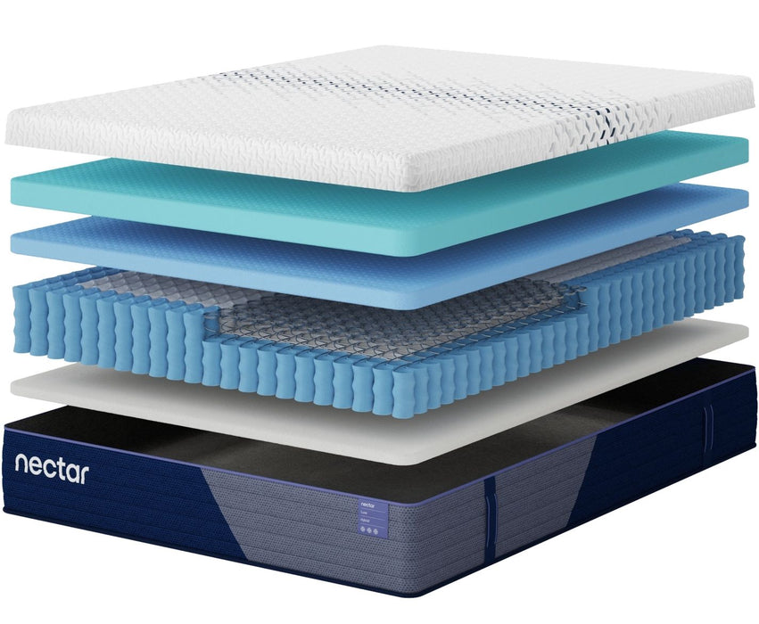 Nectar Luxe Hybrid - White - Mattress - Simple Home Plus