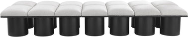 Pavilion - 14 Piece Modular Bench With Black Base - Simple Home Plus