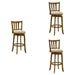 Wren - Modern Farmhouse Swivel Wood Bar Height Kitchen Bar Stool - Simple Home Plus
