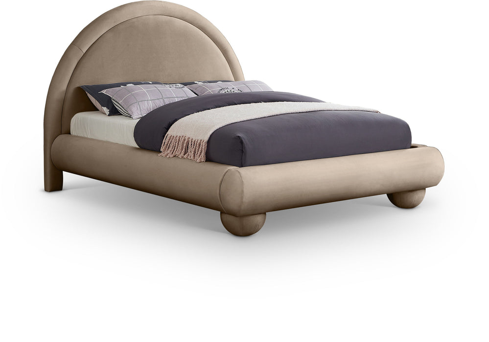 Madrid - Velvet Upholstered Bed - Simple Home Plus