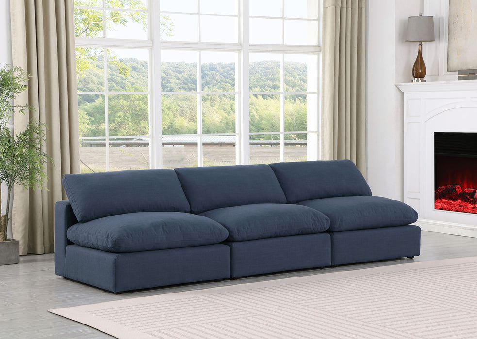 Comfy - Linen Modular Armless Sofa 3 Seats - Simple Home Plus
