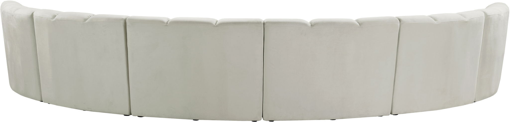 Infinity - 6 Piece Velvet Modular Sectional - Simple Home Plus