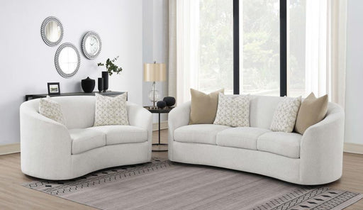 Rainn - Upholstered Tight Back Living Room Set - Simple Home Plus