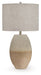 Linas - Cream / Beige - Metal Table Lamp - Simple Home Plus