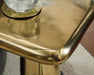 Dallenburg - Gold Finish - Accent Table - Simple Home Plus