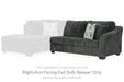 Biddeford - Raf Full Sofa Sleeper - Shadow - Simple Home Plus