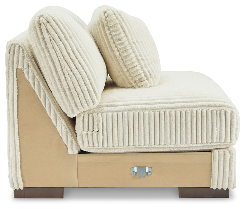 Lindyn - Armless Chair - Ivory - Simple Home Plus