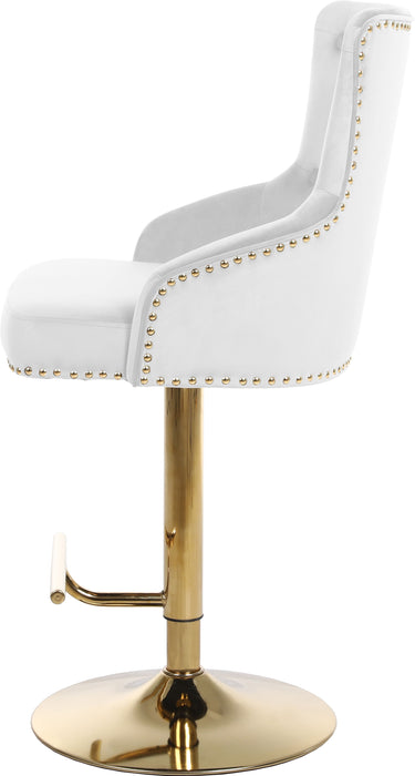 Claude - Adjustable Stool with Gold Base - Simple Home Plus