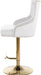 Claude - Adjustable Stool with Gold Base - Simple Home Plus