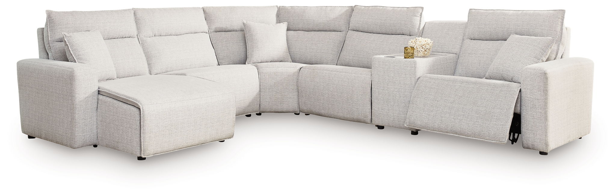 Modmax II - Reclining Sectional - Stone - Simple Home Plus