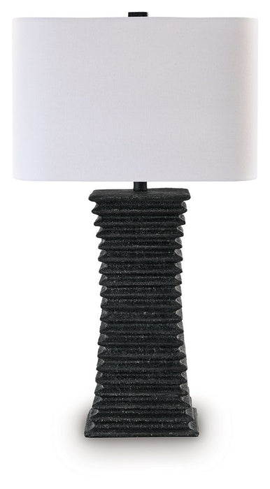Golzar - Poly Table Lamp - Black - Simple Home Plus