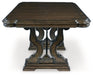 Maylee - 11 Pc. - Dining Extension Table, 4 Side Chairs, 2 Arm Chairs, Storage Bench, Buffet And Hutch - Dark Brown - Simple Home Plus