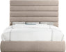 Adam - Linen Fabric Bed With 70.5" Headboard - Simple Home Plus