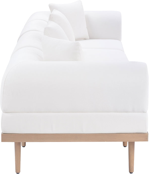 Laguna - 4 Piece Resilient Water Resistant Fabric 142" Upholstered Outdoor Patio Modular Sofa - Simple Home Plus
