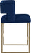 Caleb - Counter Stool with Gold Legs (Set of 2) - Simple Home Plus