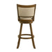 Aiden - Modern Farmhouse Swivel Wood Bar Height Kitchen Bar Stool - Simple Home Plus