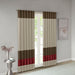 Amherst - Polyoni Pintuck Window Panel - Red - Simple Home Plus