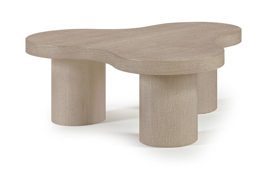 Cove - Oak Veneer And Solid Wood Coffee Table - Simple Home Plus