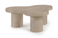 Cove - Oak Veneer And Solid Wood Coffee Table - Simple Home Plus