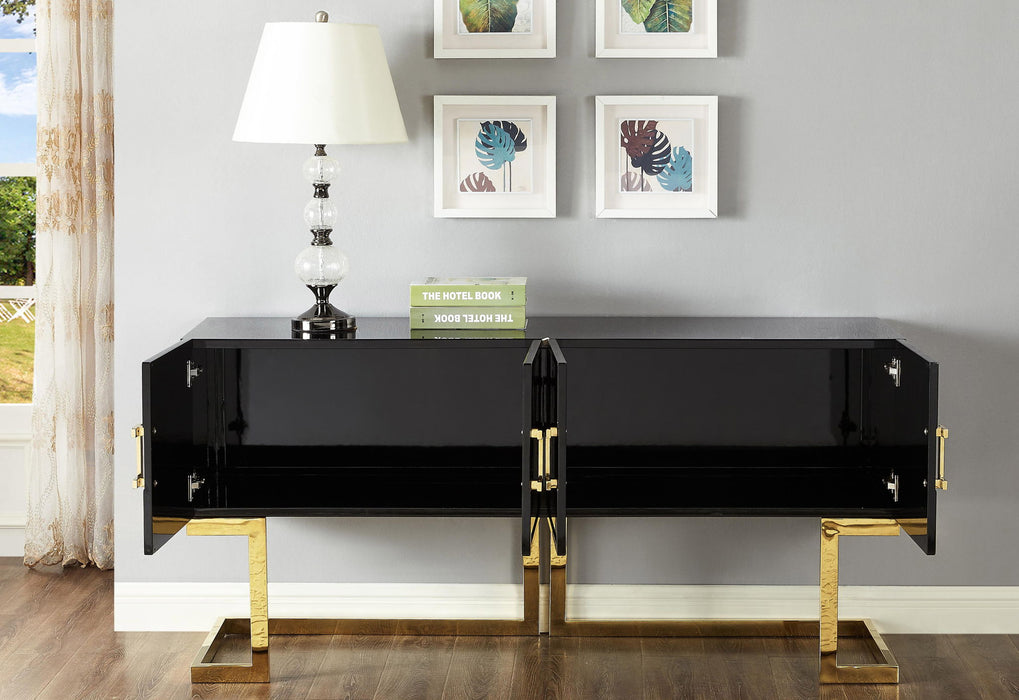Beth - Sideboard with Gold Legs - Simple Home Plus