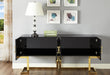 Beth - Sideboard with Gold Legs - Simple Home Plus