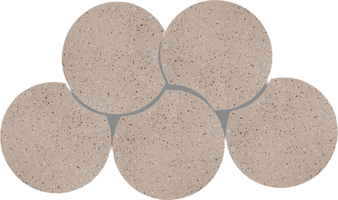 Dimple - 5 Piece Modular Coffee Table - Terazzo Finish - Simple Home Plus
