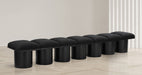 Pavilion - 7 Piece Modular Bench With Black Base - Simple Home Plus
