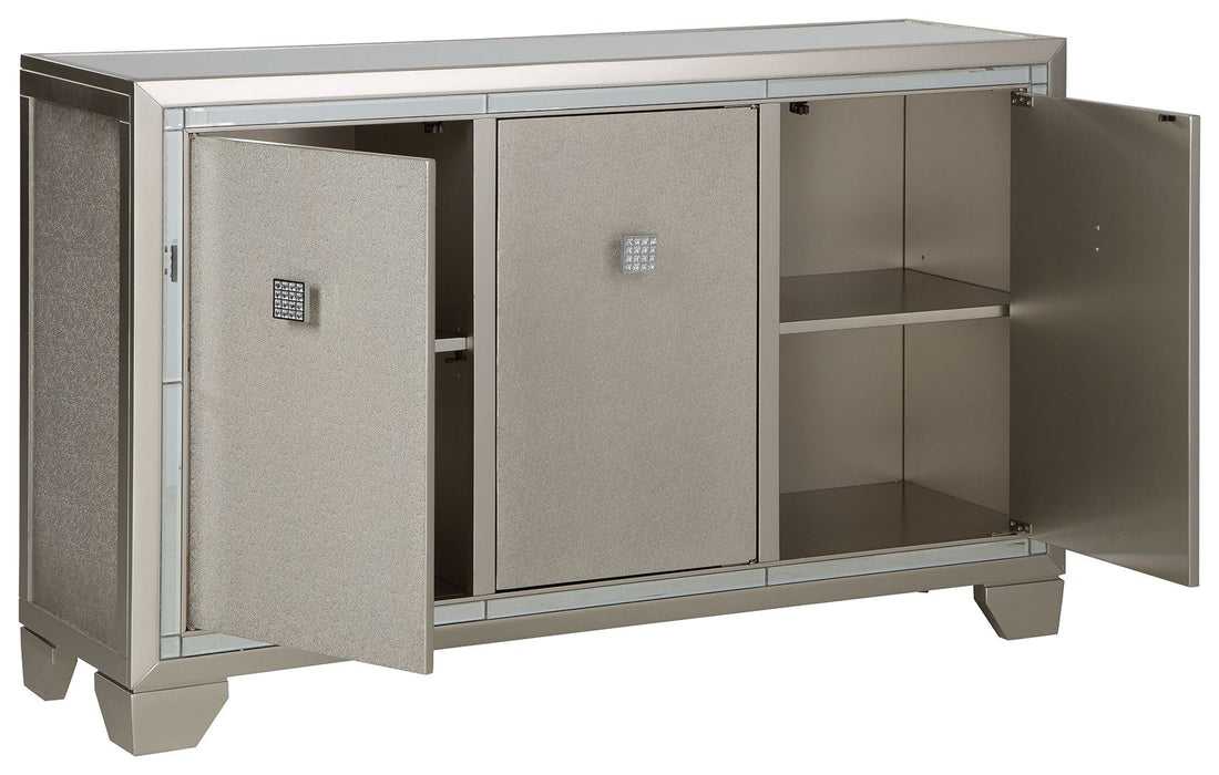 Chaseton - Champagne - Accent Cabinet - Simple Home Plus