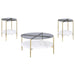 Jonelle - Round Coffee Table Set - Simple Home Plus